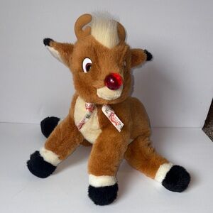 Vintage Rudolph The Red Nosed Reindeer Plush 1999 Prestige - Non Working Sound